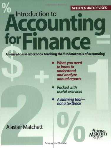 Introduction to Accounting for Finance