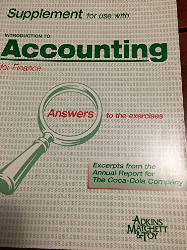 Introduction to Accounting for Finance Bankers
