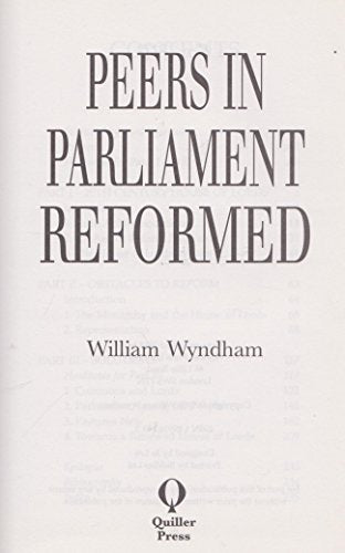 Peers in Parliament Reformed