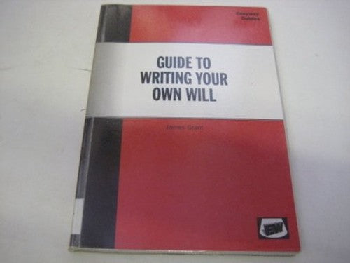 Easyway Guide To Writing Your Own Will - Revised Ed