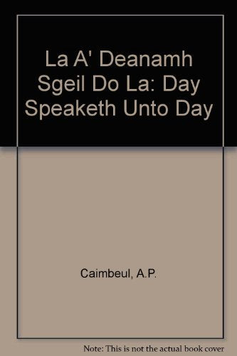 La La A' Deanamh Sgeil Do La
