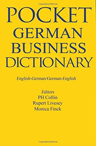 Pocket Business German Dictionary