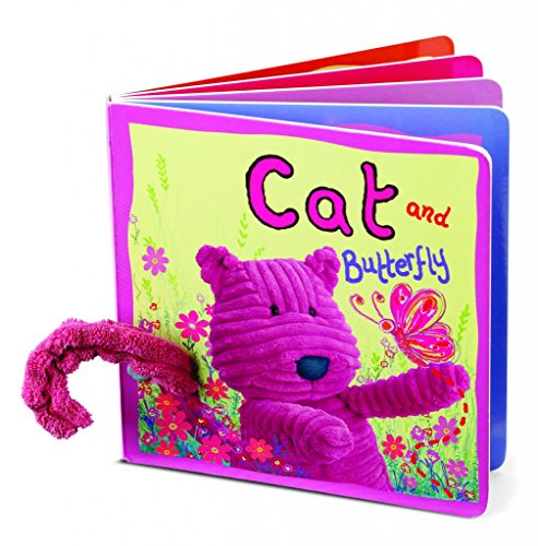 Jellycat Jellykitten - Jellykitten Cordy Cat and Butterfly Baby Board Book