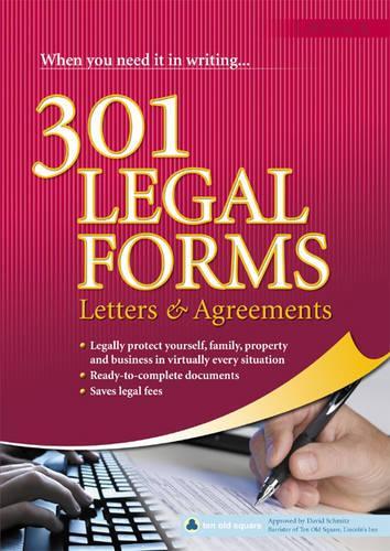 301 Legal Forms, Letters and Agreements