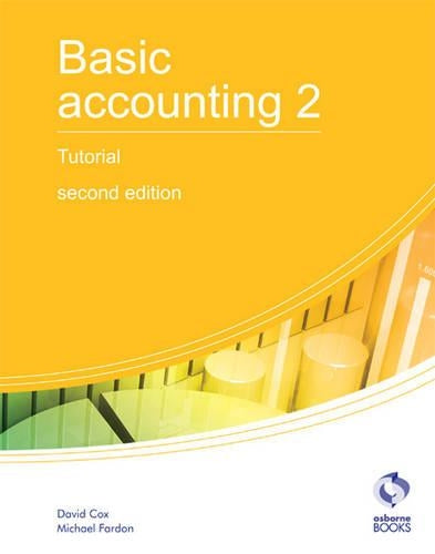 Basic Accounting 2 Tutorial