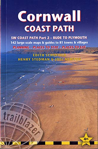 Cornwall Coast Path Trailblazer British Walking Guide to South West Coast Path