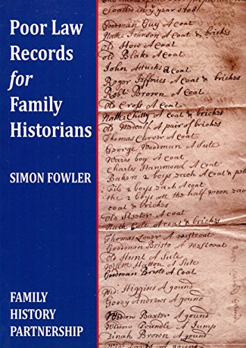 Poor Law Records for Family Historians