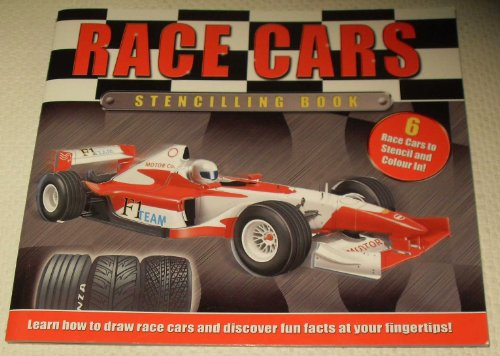 Race Cars Stencilling Book