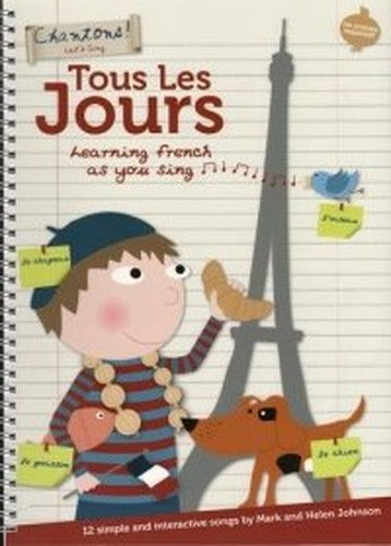 Chantons! Tous Les Jours with Words on Screen