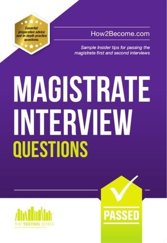 Magistrate Interview Questions