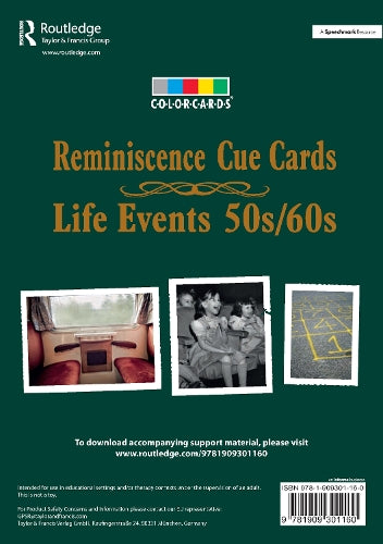 Reminisence Cue Cards 50s/60s: Colorcards