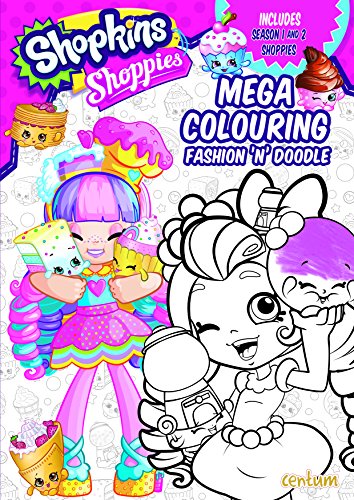 Shopkins Shoppies Mega Colouring Book