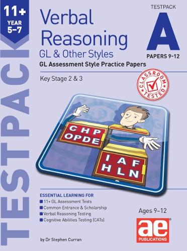11+ Verbal Reasoning Year 5-7 GL & Other Styles Testpack A Papers 9-12