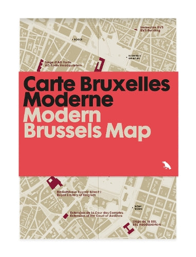Modern Brussels Map / Carte Bruxelles Moderne