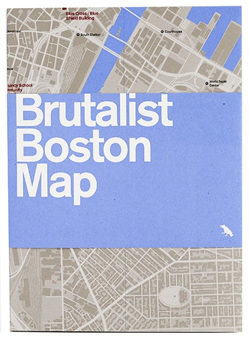 Brutalist Boston Map