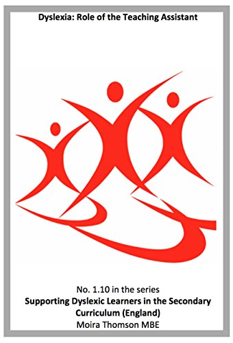1.10 Dyslexia: Role of the Teaching Assistant