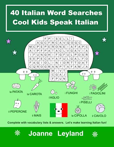 40 Italian Word Searches Cool Kids Speak Italian