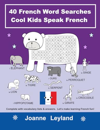 40 French Word Searches Cool Kids Speak French