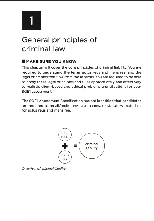 Revise SQE Criminal Law