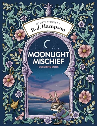 Moonlight Mischief Coloring Book (R.J. Hampson Signature Books)