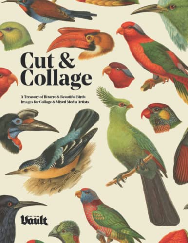 Cut & Collage: A Treasury of Bizarre and Beautiful Bird Images for Collage and Mixed Media Artists (The Cut and Collage series by Vault Editions)