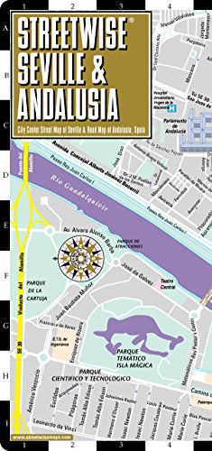 Streetwise Seville Map - Laminated City Center Street Map of Seville, Spain & Andalusia