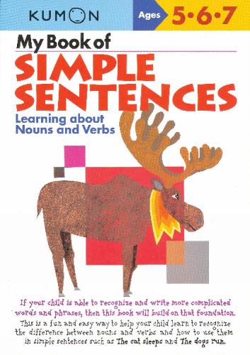 Kumon My Book of Simple Sentences