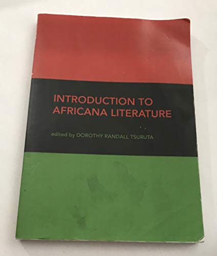 Introduction to Africana Literature
