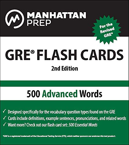 500 Advanced Words: GRE Vocabulary Flash Cards