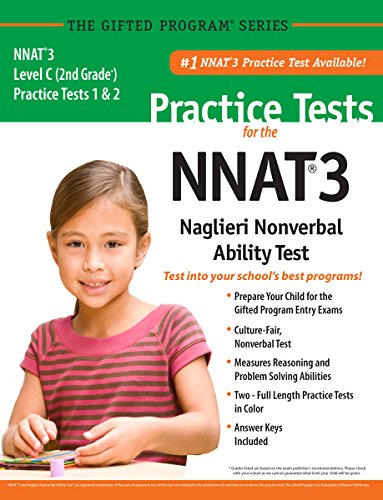 NNAT3® 2 Practice Tests Level C (2nd Grade) in Color_ Publisher of the #1 CogAT® Practice Test