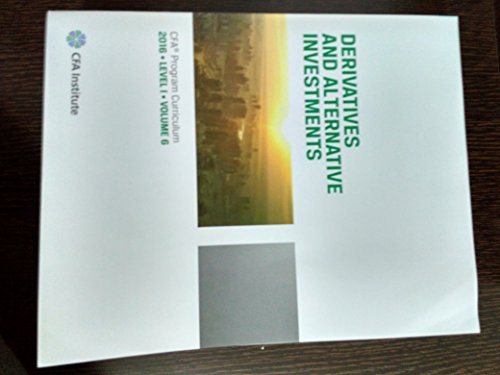 CFA Program Curriculum Level 1 2016