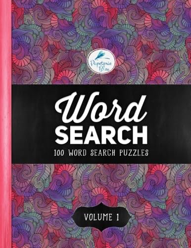 Word Search: 100 Word Search Puzzles: Volume 1