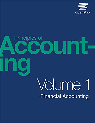 Principles of Accounting, Volume 1: Financial Accounting by OpenStax (hardcover version, full color)