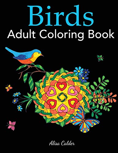 Birds Adult Coloring Book