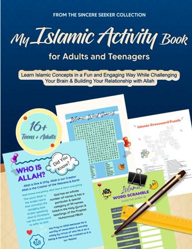 My Islamic Activity Book for Adults and Teenagers Learn Islamic Concepts in a Fun and Engaging Way While Challenging Your Brain Building Your of Islam Islam Beliefs and Practices