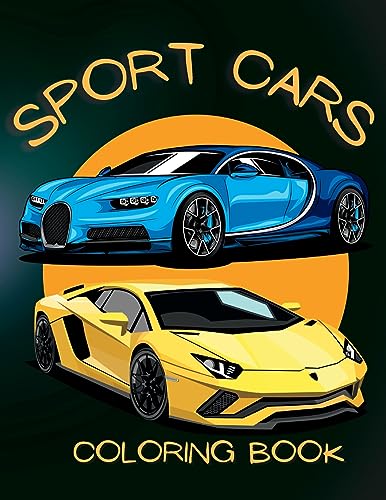 Sports Car Coloring Book