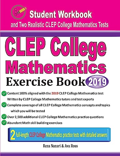 CLEP College Mathematics Exercise Book