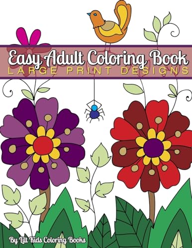 Easy Adult Coloring Book