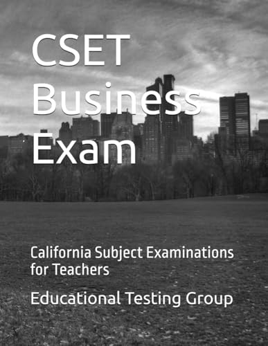 CSET Business Exam: California Subject Examinations for Teachers