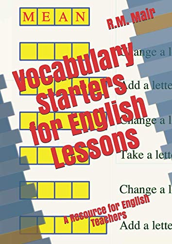 Vocabulary Starters for English Lessons: A Resource for English Teachers