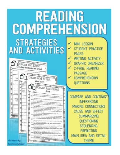 Reading Comprehension Strategies and Activities: Reading Passages and Comprehension Activities to Help Teach 10 Reading Strategies.