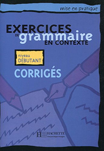 Exercices de grammaire en contexte