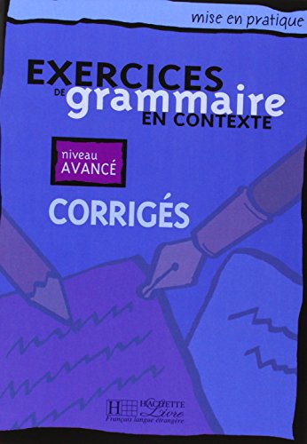 Exercices de grammaire en contexte