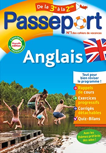 Passeport - Anglais - De la 3e à la 2nde - Cahier de vacances 2026