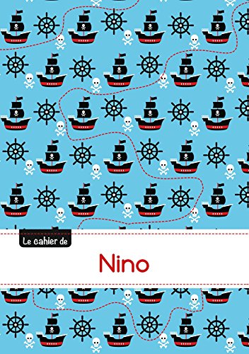 CAHIER NINO BLANC,96P,A5 PIRATES