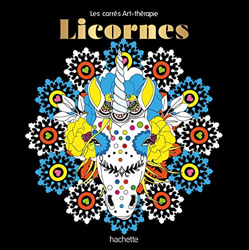 Grand carré Art-thérapie Licornes