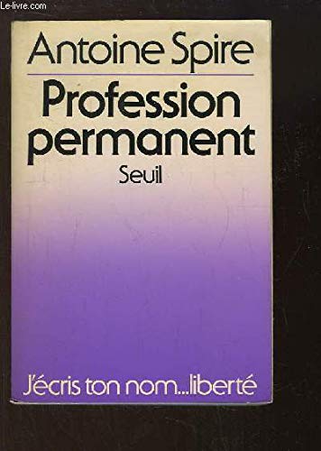 Profession permanent
