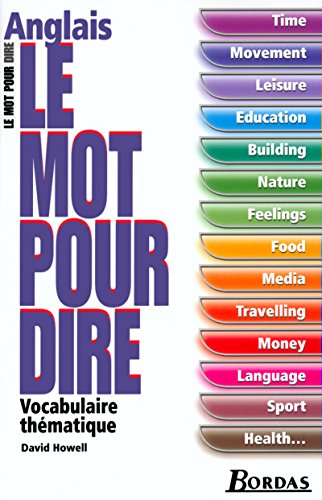 Le mot pour dire Anglais: Vocabulaire thématique
