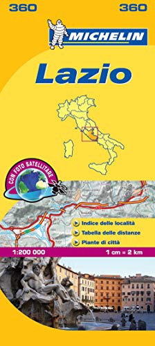 Lazio - Michelin Local Map 360