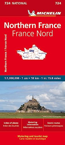 Northern France - Michelin National Map 724